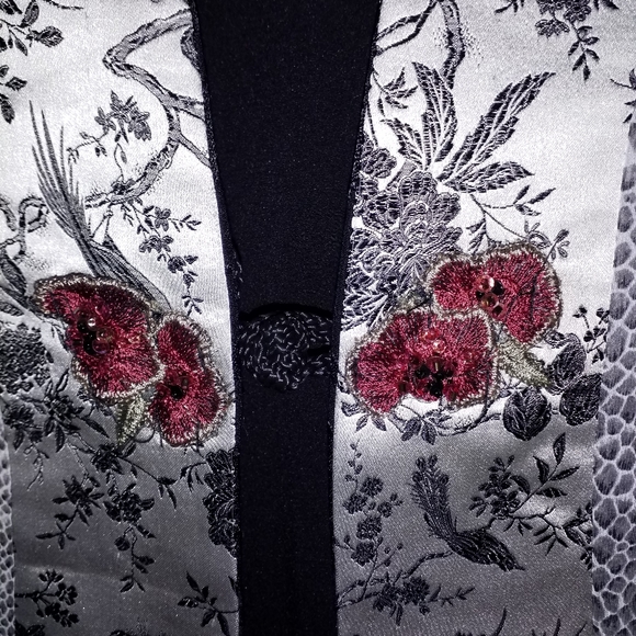 NEW SPENCER ALEXIS DINNER JACKET BLACK & WHITE LG - Picture 2 of 5